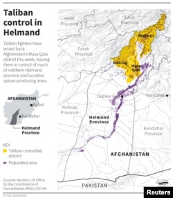 Taliban insurgents have been especially aggressive in Afghanistan's Helmand province.