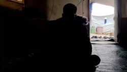 Mohammad, 21, does not want his face shown in pictures because he fears future arrest, even though he has been exonerated of past accusations. Nov. 16, 2020, in Hassan Sham, Iraq. (Halan Akoiy/VOA)