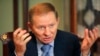 FILE - Former Ukrainian president Leonid Kuchma gestures during an interview with The Associated Press in Kyiv, Ukraine, Feb. 5, 2010.