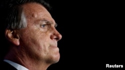 ARCHIVO - Bolsonaro regresó a Brasil la semana pasada después de casi tres meses en Estados Unidos, debido a un exilio autoimpuesto tras la derrota en su intento de reelección el año pasado frente al izquierdista Luis Inácio Lula da Silva.