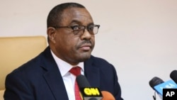 Ethiopian Prime Minister Hailemariam Desalegn, during press conference in Addis Ababa, Ethiopia, Feb. 15, 2018