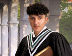 Mehrzad Zarei's 17-year-old son, Arad, who died in Iran's shoot-down of a Ukrainian passenger plane near Tehran on Jan. 8, 2020. (Courtesy of family)