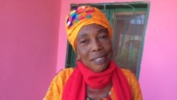 Bourkou Louise Ngaradoumri, présidente du parti le Rassemblement pour le Progrès et la Justice sociale, 9 décembre 2019. (VOA/André Kodmadjingar).