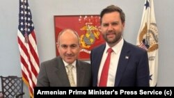 ԱՄՆ փոխնախագահ Ջեյ Դի Վենսի հանդիպումը Հայաստանի վարչապետ Նիկոլ Փաշինյանի հետ, փետրվարի 6, 2025, լուսանկարը՝ ՀՀ վարչապետի մամլո ծառայություն