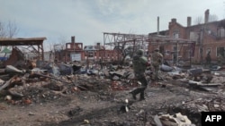 Razoreni djelovi grada Sudža u ruskom regionu Kursk (Foto: AFP/Russian Defence Ministry)