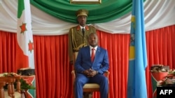 Le président Pierre Nkurunziza au palais présidentiel à Bujumbura, le 29 juin 2017.