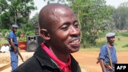 Burundian journalist Hassan Ruvakuki received a life sentence on October 18, 2012. Authorities charged him with terrorism after he was convicted of planning then documenting a rebel attack in the eastern Cankuzo province neighbouring Tanzania. AFP PHOTO/Esdras Ndikumana