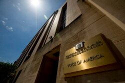 Gedung kantor Voice of America di Washington D.C., 15 Juni 2020.(Foto: Andrew Harnik/AP)