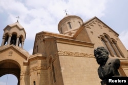 The Armenian Orthodox Church is seen during a Sunday mass in Cairo, Egypt, Sept. 16, 2018.