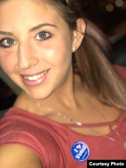 Tharin Nolte, 24, of Summerville, S.C., was among the many young voters who participated in midterm elections on Nov. 6, 2018. "My political party didn't win, but that doesn't mean that I don't have hope for us," she said.
