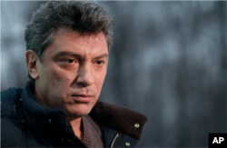 FILE - Russian opposition leader Boris Nemtsov