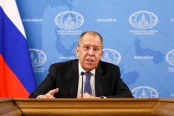 Sergey Lavrov di Moskow, Rusia, Januari 2021. (Foto: dok).