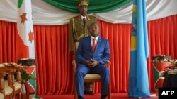 Le président Pierre Nkurunziza au palais présidentiel à Bujumbura, le 29 juin 2017.