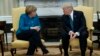 Перша зустріч президента Трампа і канцлер Меркель