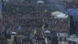 Protesters Remain in Kyiv's Independence Square