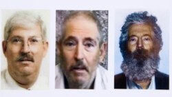 تغییر چهره آقای لوینسون از چپ به راست، از زمان بازداشت تا آخرین تصویر منتشر شده. 