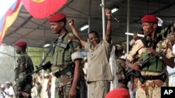 Le président Déby Itno durant la campagne électorale