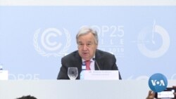 Guterres: Climate Crisis Is 'In Sight and Hurtling Towards Us'