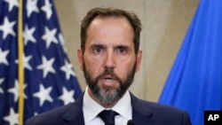 FILE - Special counsel Jack Smith speaks to the media on Aug. 1, 2023, in Washington. Smith is reportedly working to figure out how to wind down his two federal cases against Donald Trump after Trump won the presidential election on Nov. 5, 2024.