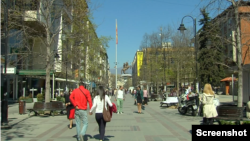 Улица Македонија, Скопје, Република Северна Македонија.