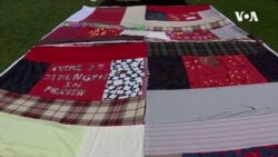 制作纪念被子讲述性侵幸存者的故事