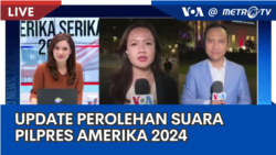 Laporan VOA untuk Metro TV: Update Perolehan Suara Pilpres Amerika 2024 
