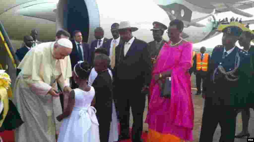 Papa Papa Fransisiko muri Uganda