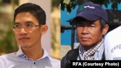 Yeang Sothearin (L) and Uon Chhin (R), in undated photos.