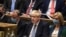 FILE - British Prime Minister Boris Johnson attends the weekly Prime Minister's Questions at the parliament in London, Jan. 12, 2022. (UK Parliament/Jessica Taylor/Handout via Reuters)