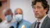 Minneapolis Mayor Jacob Frey speaks during a news conference, May 28, 2020 in Minneapolis, Minn. 