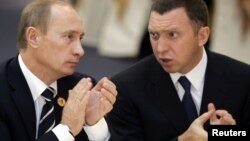 Володимир Путін і Олег Дерипаска. 2006р.