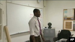 Sadiq Abubakar, originally from Nigeria, came to study at Episcopal High School outside Washington, DC on a special exchange program