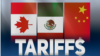 Tramp Kanada, Meksika va Xitoy tovarlariga tarif joriy qildi