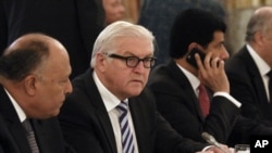 FILE - German Foreign Minister Frank-Walter Steinmeier, Nov. 14, 2015. 