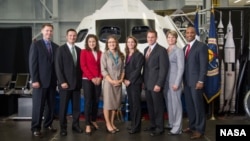 The eight newest members of NASA's 2013 Astronaut Class. 