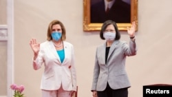 Ketua DPR AS Nancy Pelosi bertemu dengan Presiden Taiwan Tsai Ing-wen