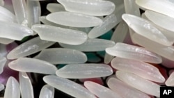 Grains of uncooked jasmine rice in Harrisburg, Pennsylvania. (file photo)