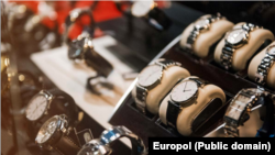 This image from a Europol report shows watches seized in Germany in 2016 as part of a U.S./EU law enforcement operation against Lebanese nationals suspected of using the watches to launder profits from cocaine sales in Europe on behalf of Hezbollah.