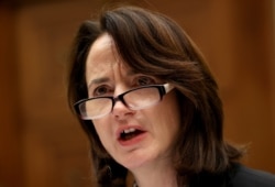 In this photo taken on Jan. 13, 2020 Avril Haines, former deputy national security advisor and former deputy director of the CIA, testifies before the House Foreign Affairs Committee in Washington.