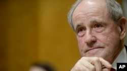 Senate Foreign Relations Committee Chairman Jim Risch, a Republican, is pictured during a hearing on Capitol Hill, Jan. 21, 2025, in Washington.
