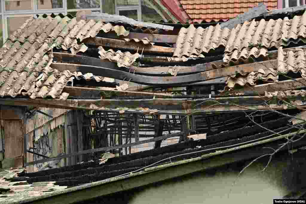 Remains of night club in Kochani, North Macedonia, where fire took at least 59 young lifes, and more than 150 injured.