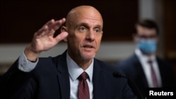 FDA Commissioner Stephen Hahn testifies before a U.S. Senate Senate Health, Education, Labor, and Pensions Committee at a hearing to examine COVID-19, focusing on an update on the federal response at the U.S. Capitol in Washington, Sept. 23, 2020.