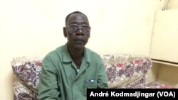 Maïtre Midaye Guerimbaye président de la LTDH, à N’Djamena, le 24 août 2019. (VOA/André Kodmadjingar)