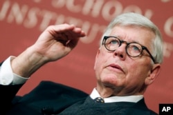 David Keene, shown in 2013 as president of the Nation Rifle Association, says, 'An appreciation for firearms and firearms freedom is part of the American DNA.'