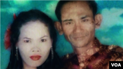 A photo reminds Uch Navy of promising times with her late husband.