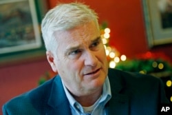 FILE - Rep. Tom Emmer, R-Minn., is interviewed in St. Paul, Minn.