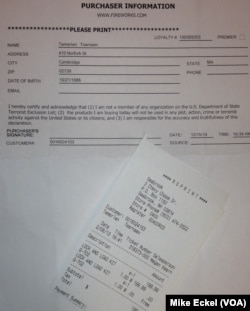 On Feb. 6, 2013, Tamerlan Tsarnaev traveled to New Hampshire, to buy fireworks, as part of preparations to build pressure cooker bombs.