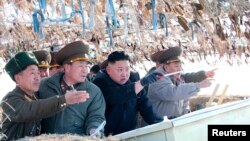 North Korea's Leader Visits Coastal Detachment