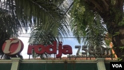 Radio Rodja in Bogor, Indonesia’s leading Salafi station (K. Varagur/VOA).