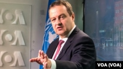 Ministar spoljnih poslova Ivica Dačić kaže da neće biti sankcija SAD prema Srbiji (Foto: VOA)